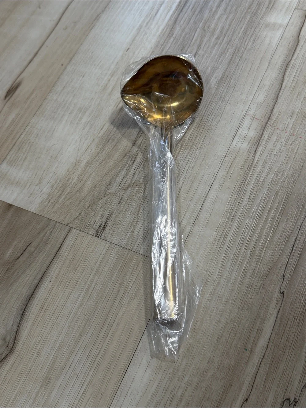 Vintage Thailand Gold Tone Serving Utensil Set 6 Pc Brass Flatware Spoons Fork